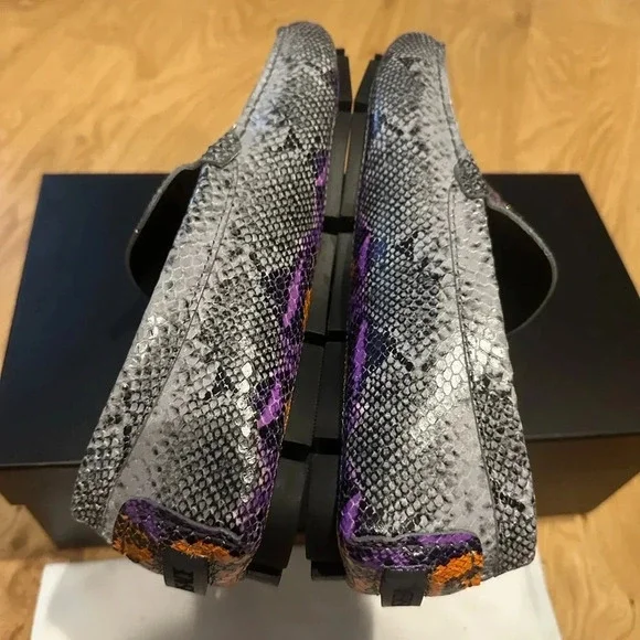Versace Python print loafers size 41